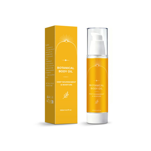 Evora Botanical Body Oil, Lightweight Firming Massage Oil for Smoother-Looking Skin & Cellulite Appearance, Non-Greasy Hydrating Body Oil for Rough Dry, 4 Fl Oz (1 PC)