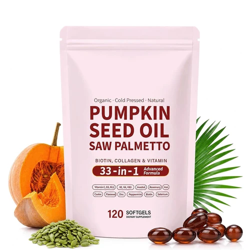 Pumpkin Seed Oil Softgels,for Healthy Hair & Scalp-120