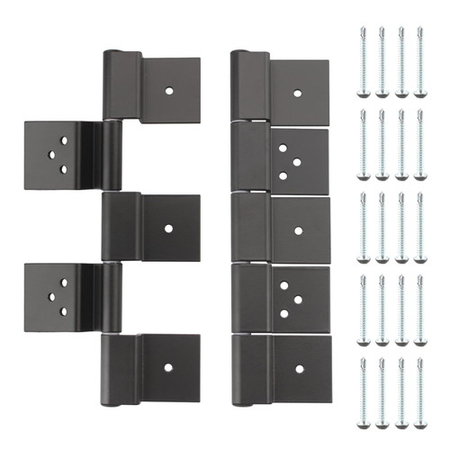 RV Entry Door Replacement Hinge Kit, RV Camper Door Hinge for 5th Wheel Travel Trailer, RV Entry Door Replacement Parts - 2 Pcs