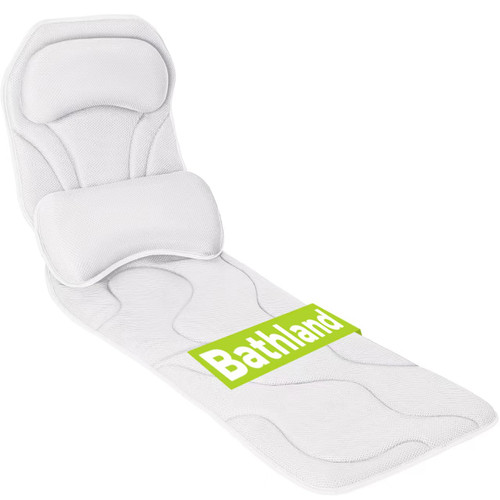 Bathland Full Body Bath Pillow for Tub - Extra Long & Thick Tub Pillow