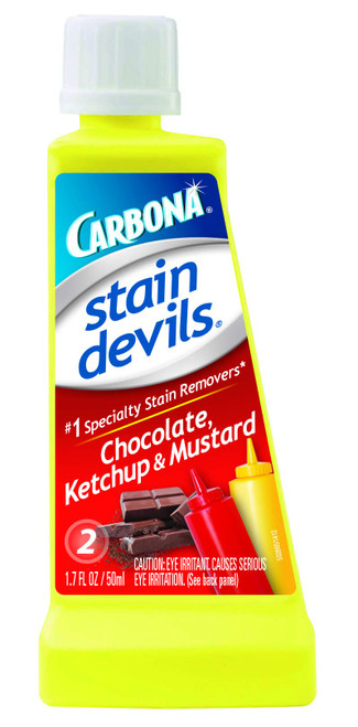 Carbona Ketchup, Mustard & Chocolate Laundry Stain Remover, No. 2, Safe On Skin, 1.7 Fluid Ounces (Pack of 6)