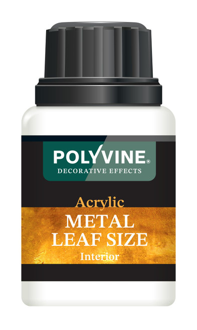 Polyvine Metal Leaf Size 100ml Gold & Metal Acrylic Adhesive