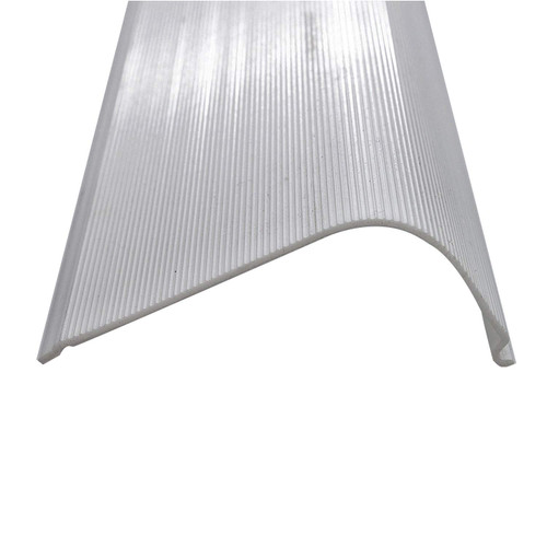 Beam Lighting Under Cabinet Light Cover Replacement | White Ribbed Acrylic Diffuser (Curved, 18")