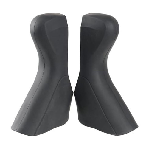 SUKOUSRAM Bike Brake Lever Hoods, Black, Pair