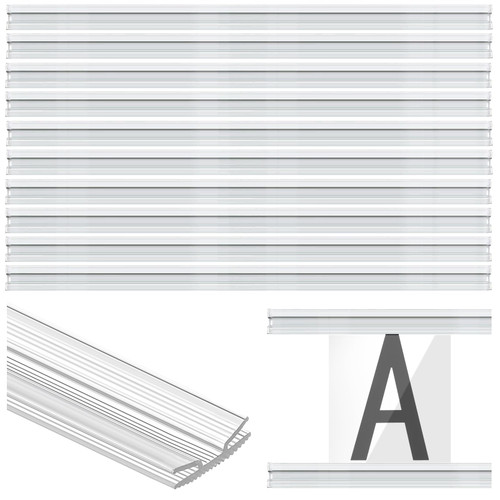 Pangda 10 Pcs Marquee Letter Board Track 60 Inch Plastic Sign Holder