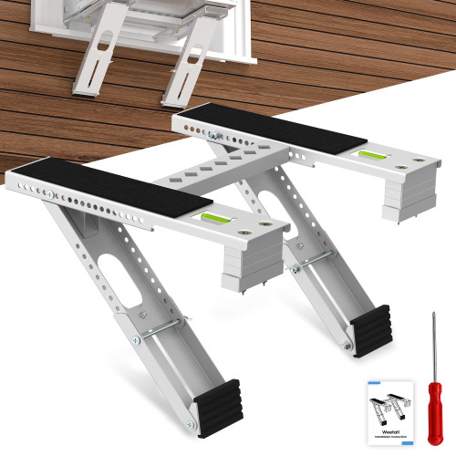 Window Air Conditioner Support Bracket Heavy Duty Window AC Mount (Up to 220 lbs)