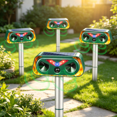 Deer Repellent Solar Ultrasonic for Yard