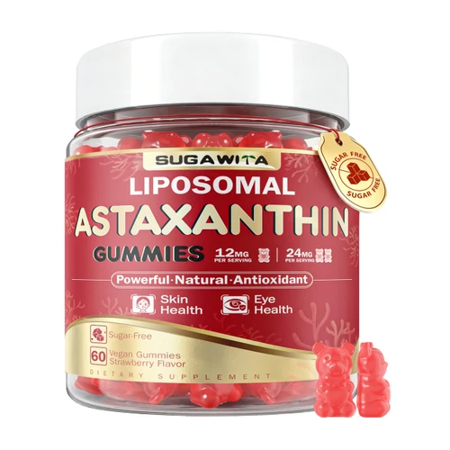 SUGAWITA Astaxanthin 12mg 24mg Gummies for Women & Men