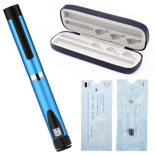 60 Unit Peptide Pen Injector with Protect Case and 2Pcs 3ml Cartridges