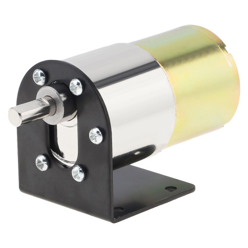 12V DC Motor 200RPM High-Torque Gear Motor 37GB520 Eccentric Output Shaft
