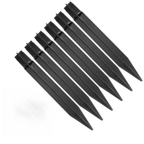 Litoexpe 6 Pcs 8.27" Solar Light Ground Spike