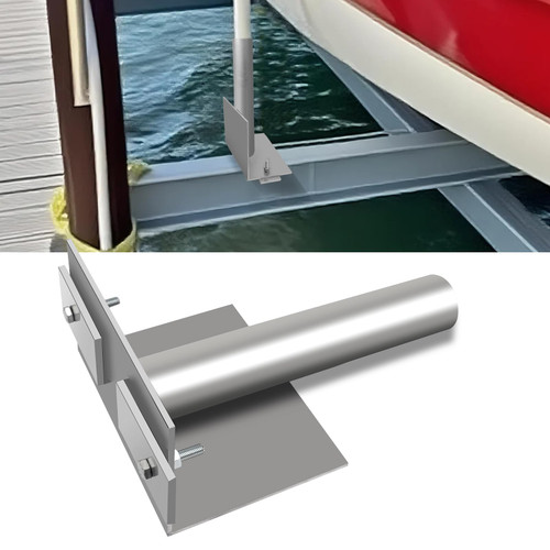 Marine Guide Post Bracket, 6061-T6 Aluminum Lift Boat Protector Bracket