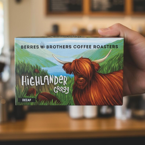 Berres Brothers Highlander Grogg Decaf Coffee 12 Count Single Serve Pods