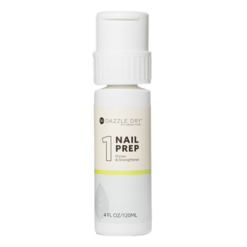 Dazzle Dry Nail Prep, Step 1 – Non-Toxic Primer & Strengthener (4 fl oz)
