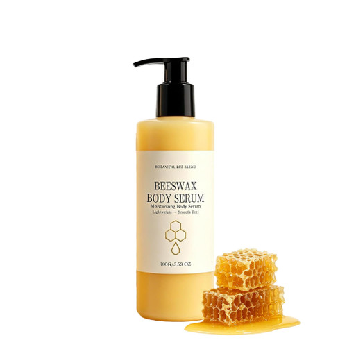 Bees Body Serum,Beeswax Body Serum, Waterless Body Oil Moisturizer, Lightweight Wet Skin Formula for Soft, Radiant-Looking Skin. 100ML/1pcs