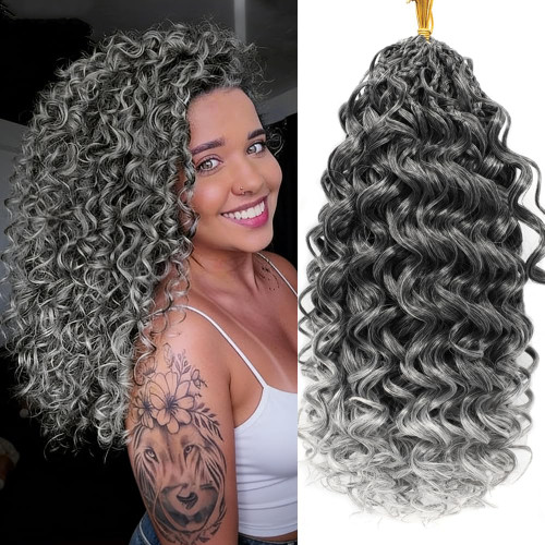Pre looped GoGo Curl Crochet Hair for Women 7 Packs Curly Crochet Hair
