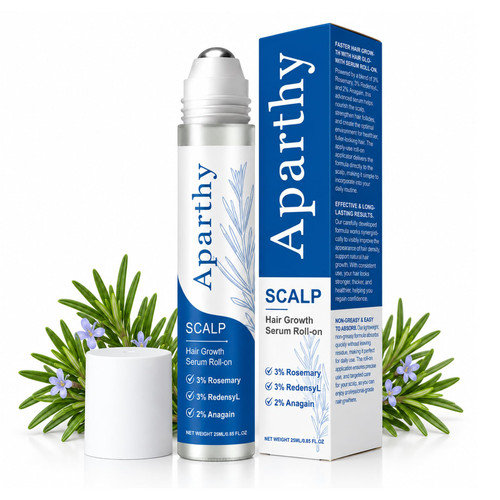 Aparthy Hair Growth Roll On, Hair Growth Serum for Men