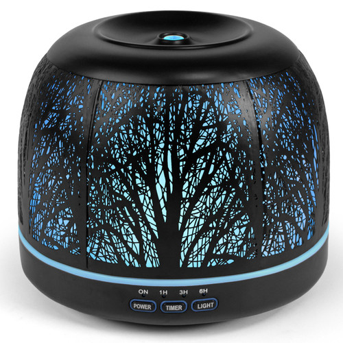 ARVIDSSON 500ml Essential Oil Diffuser, Metal Ultrasonic Diffuser for Home