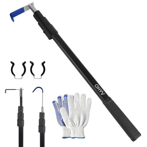6FTAluminumTelescoping Truck Bed Cargo Retrieval Hook