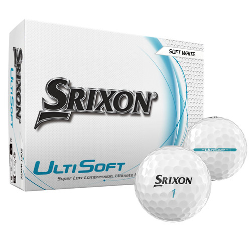Srixon UltiSoft 4 - Dozen Golf Balls - Soft Feel - Very Low Compression - Control and Feel - Premium Golf Accessories and Golf Gifts