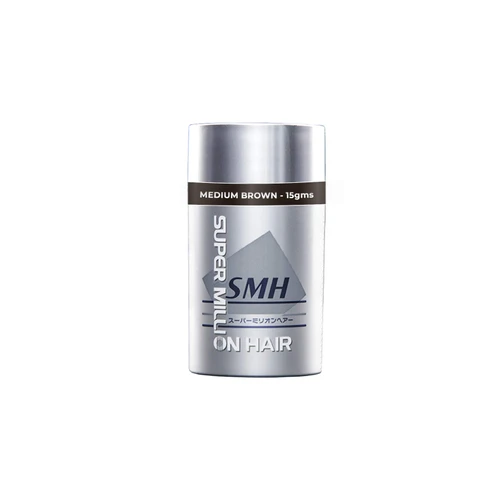 Super Million Hair 1 x 15g Hair Building Fibres - No.23 Medium Brown