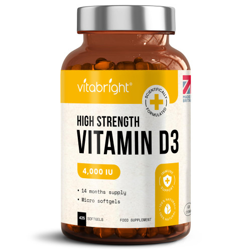 Vitamin D3 4000 IU Daily | 425 Micro Softgels | 14 Month Supply