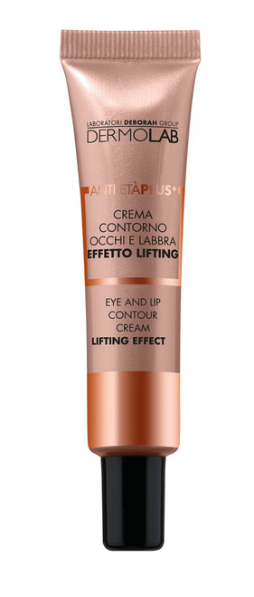 Dermolab Anti Age Plus+ Eye & Lip Contour Cream 15 ml For Mature Skin Hyaluronic Acid Lifting Effect Anti-sagging