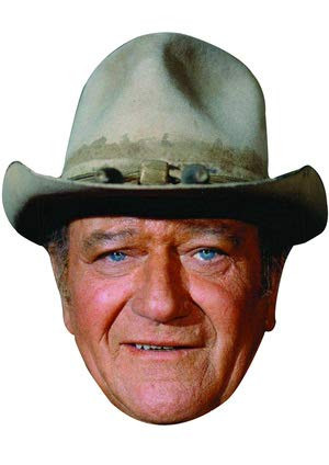 FoxyPrinting John Wayne Party Face Fancy Dress JB Actor Movie Tv Celebrity Cardboard Party Face Mask Fancy Dress