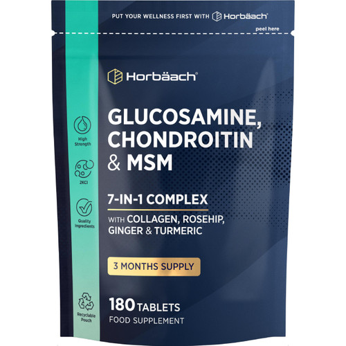 Glucosamine and Chondroitin High Strength 7-in-1-180 Tablets