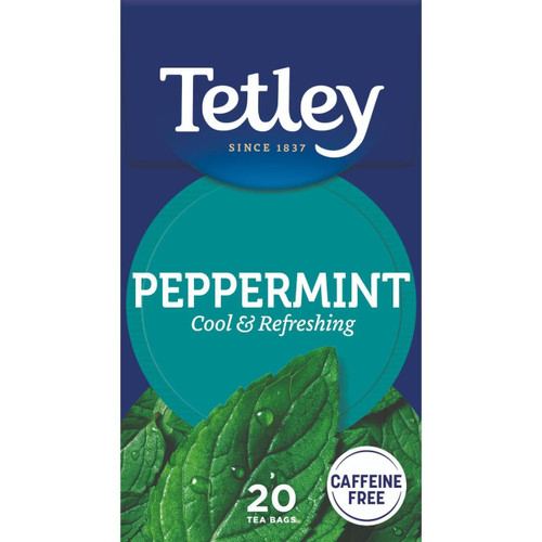 Tetley Peppermint Herbal Tea, 4 x 20 Tea Bags