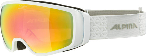 ALPINA Unisex - Adult, DOUBLE JACK Q-LITE ski goggles, black, One Size