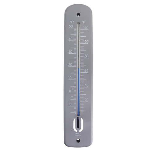 Large Outdoor Thermometer, Grey, 380 mm