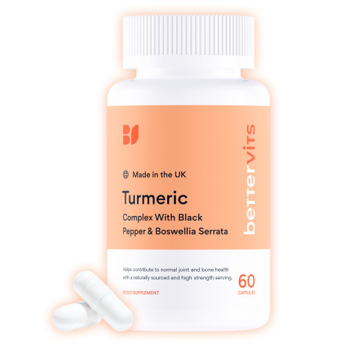 Bettervits Turmeric & Black Pepper Capsules with Boswellia - 60 Ct.