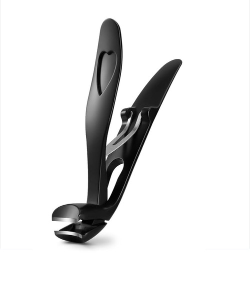 Angled Head Nail Clippers for Seniors,Toe Nail Clippers for Thick Nails,Ergonomic Mess Free Long Handled Nail Clippers for Disabled Premium Steel Nail Cutter Trimmer with Catcher for Men and Women
