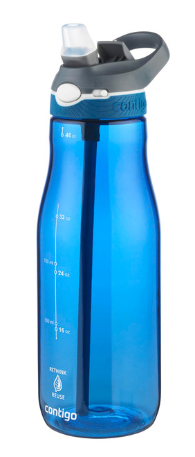 Contigo Ashland Water Bottle with Flip-Straw, Leakproof, 1200 ml