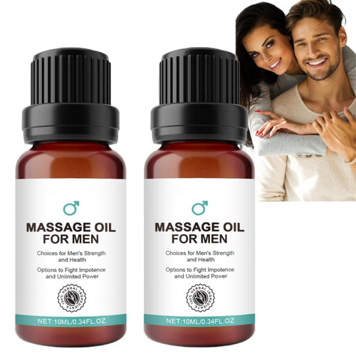 2PCS Medilisk Men Essential Oil,Energy Massage Essential Oil for Men,Medilisk M-en Ess-ential O-il