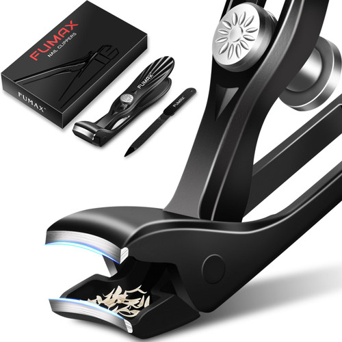 Toe Nail Clippers for Thick Nails with Catcher for Seniors Men Women