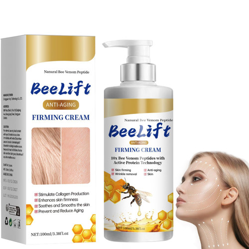 BeeLift Anti-Aging Firming Cream, Bee Venom cream,Bee Venom Skin Firming Wrinkle Reducing Cream,Restore Skin Elasticity for All Skin Types(3.38OZ)
