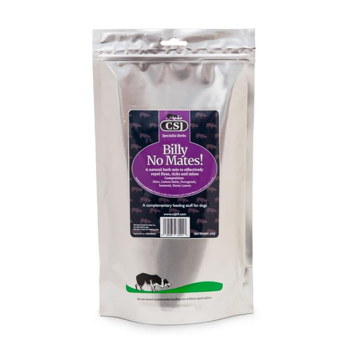 CSJ Billy No Mates – A Natural Herb Mix to Effectively Repel Fleas, Ticks & Mites | 325g