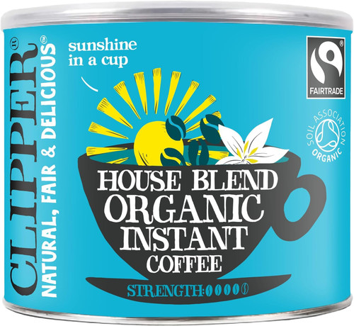 Clipper Organic Medium Roast Arabica Instant Coffee, 500 g Refill, Fairtrade, Sustainable