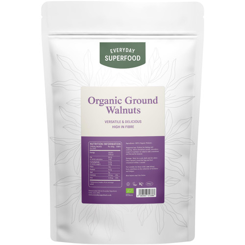 Everyday Superfood Organic Ground Walnuts 350g | Gluten-Free Walnut Flour