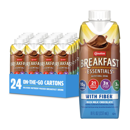 Carnation Breakfast Essentials High Protein Nutritional Drink with Fiber