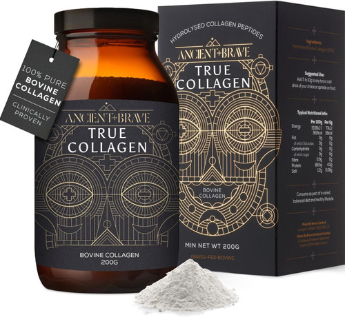 Ancient + Brave True Collagen Powder 200g | 40 Servings | Bovine Collagen