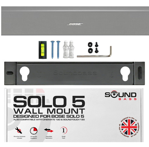 Sound Bass Solo 5 Wall Mount Bracket for Bose Solo5 Soundbar