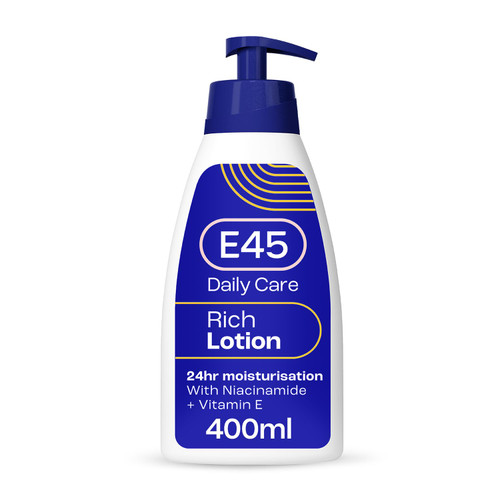 E45 Rich 24 Hours Moisturising Lotion, 400 ml