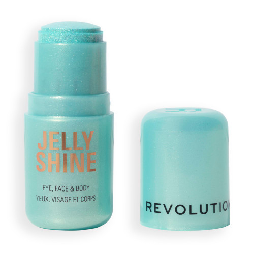 Revolution Jelly Shine Shadow & Highlight Stick for Eyes, Mermaid Green