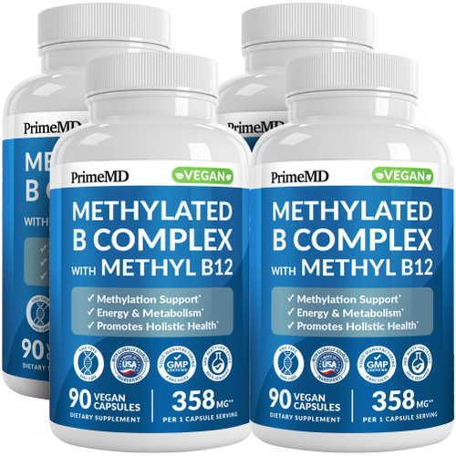 PrimeMD Methylated B Complex, Methylfolate & B12 Methylcobalamin, 90ct