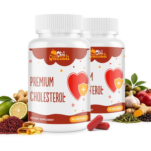 Cholesterol Supplements with Plant Sterols, Niacin, Red Yeast Rice, Citrus Bergamot, Garlic, Cholesterol Supplement Support Normal Cholesterol Levels, 180 Softgels