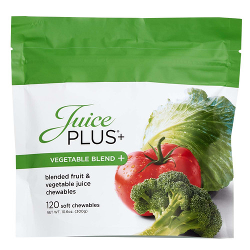 JuicePlus+ Vegetable Blend Soft Chews, Vegan, 11 Vegetables, 1-mo, 30 Chews