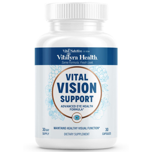 VITAL NUTRITIVE Eye Health Vitamins Lutein, Beta Carotene Vision Supplement
